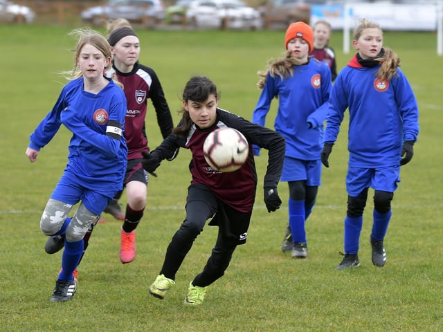 Scarborough Ladies Under-12s 1 Fulford Under-12s 4 in City of York Girls League Cup

Photo by Richard Ponter