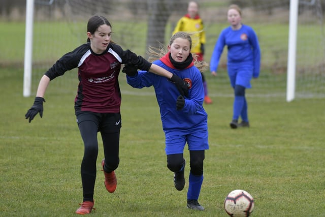 Scarborough Ladies Under-12s 1 Fulford Under-12s 4 in City of York Girls League Cup

Photo by Richard Ponter