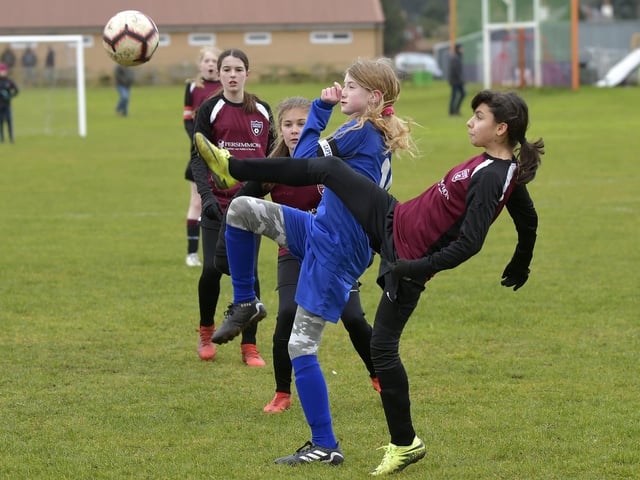 Scarborough Ladies Under-12s 1 Fulford Under-12s 4 in City of York Girls League Cup

Photo by Richard Ponter