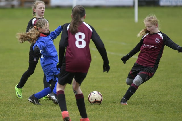 Scarborough Ladies Under-12s 1 Fulford Under-12s 4 in City of York Girls League Cup

Photo by Richard Ponter