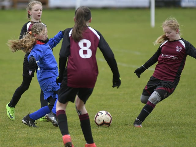 Scarborough Ladies Under-12s 1 Fulford Under-12s 4 in City of York Girls League Cup

Photo by Richard Ponter