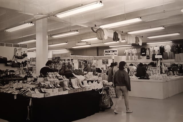 The inside of Pricebusters, April 1985