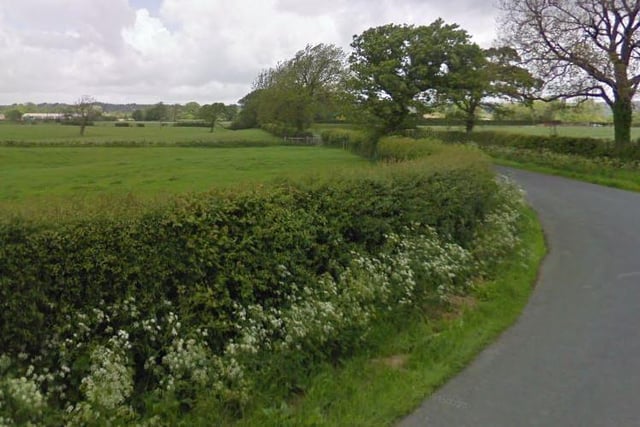 An average sale price of £640,000 in another rural location