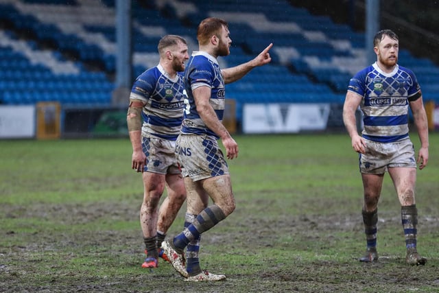 Action from Halifax Panthers' 9-8 home loss to Widnes Vikings. Picture: Simon Hall