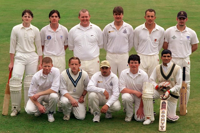 Yeadon CC of the Bradford in May 1998. Pictured, back row from left, is Jonathan Carey, Kevin Gilks, Daren Smith, Andy Wood, Gary Hodgson, Neil Elvidge. Front, from left, is Craig Thornton, Richard Machell, Damon Gormley, Keiron Hanogue and  Naeem Khan.