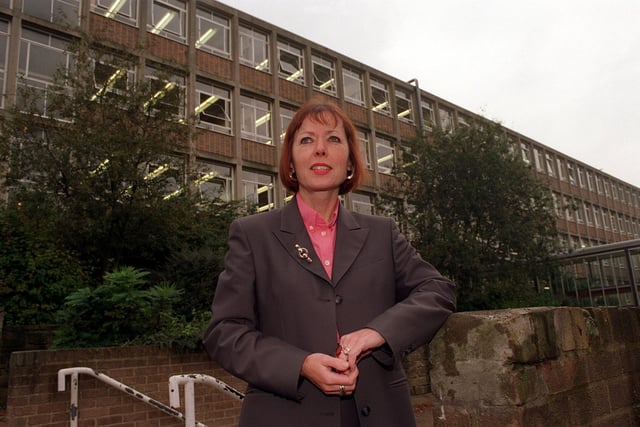 This is Anne Clarke who was appointed the new headteacher at Benton Park School in October 1997.