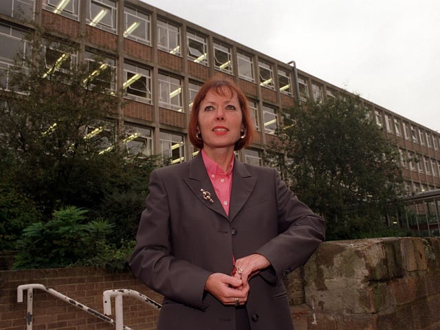 This is Anne Clarke who was appointed the new headteacher at Benton Park School in October 1997.