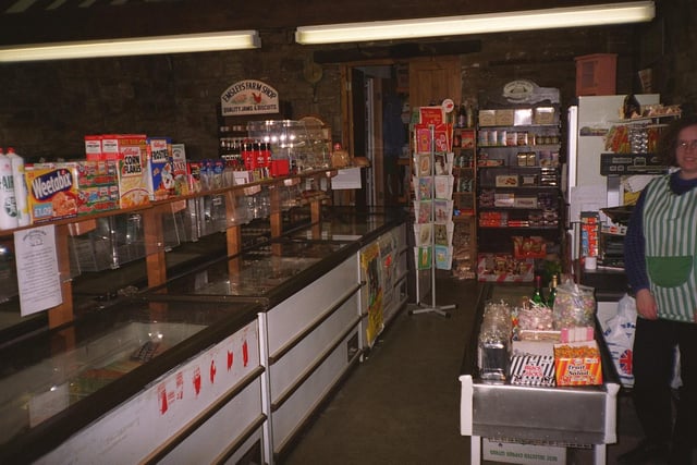 Do you remember Emley's farm shop at Yeadon pictured in January 1998.