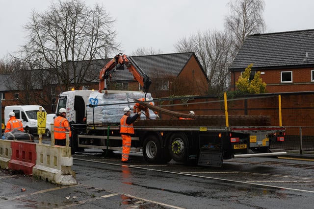 The Strand Road works were not the only street excavation scheme scheduled to get up and running in Preston today. Electricity North West launched its multi-million pound project to lay underground cables in Fulwood.