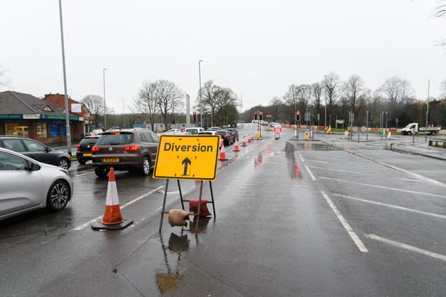 Diversions have been clearly marked, but that still wasn't enough for some drivers