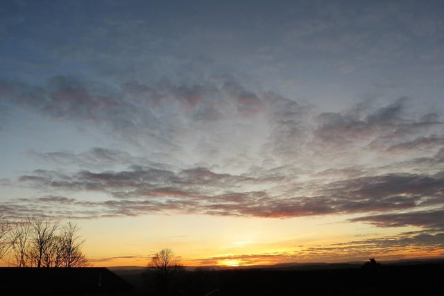 Sunset over Heckmondwike, by Keith Wilson