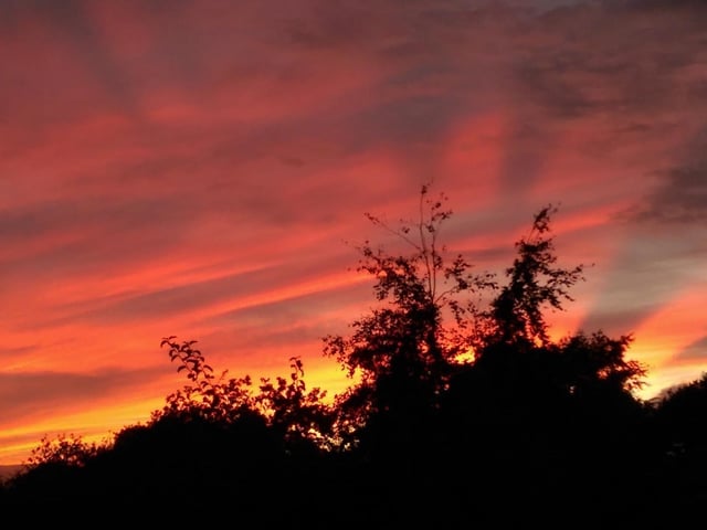 Sunset over Gomersal, by Paul Hardill