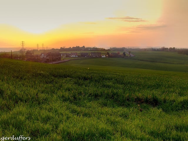 Sunset from Roberttown towards the Pennines, by Andrew Duffield