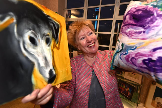 Retired teacher and costume designer Lizzie Skyhall moved from London  to Scarborough – on the recommendation of an artist she met on a course in Norfolk – during lockdown last year. She paints in oils and also has a studio at the Old Parcels Office at Scarborough Railway Station. 

She and her dog Mivvy – a Westie Bichon – can often be seen walking in Peasholm Park.