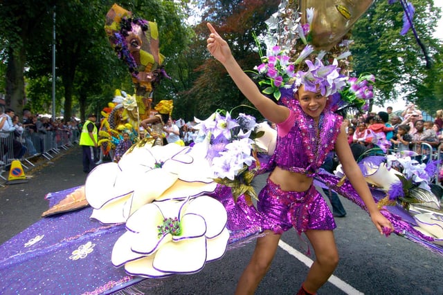 Leeds West Indian Carnival, pictured is carnival queen, Chloe Brown (Date: 30 August 2010).