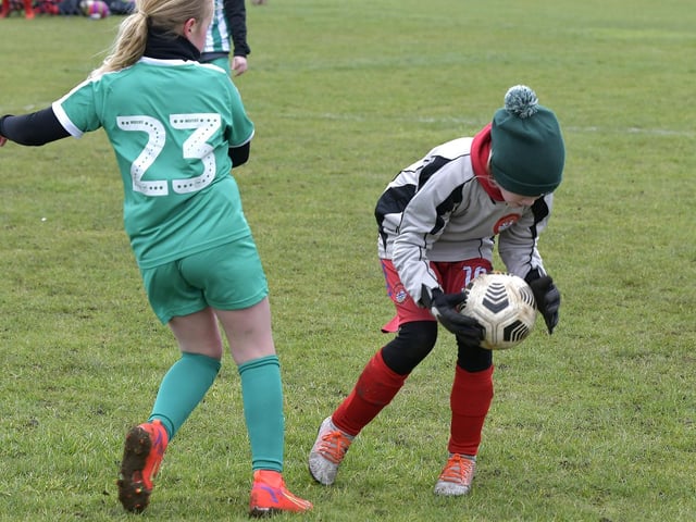 Scarborough Ladies FC Under-11s v Wigginton Grasshoppers Under-11s
Photo by Richard Ponter
