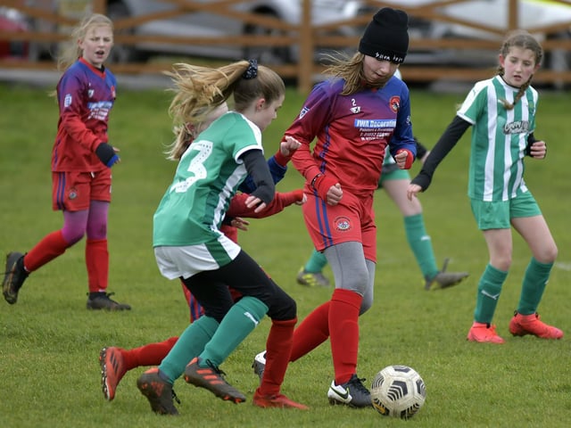 Scarborough Ladies FC Under-11s v Wigginton Grasshoppers Under-11s
Photo by Richard Ponter
