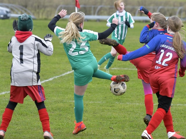 Scarborough Ladies FC Under-11s v Wigginton Grasshoppers Under-11s
Photo by Richard Ponter