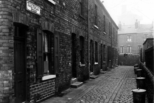 Burley's Back Poplar Street in December 1959,