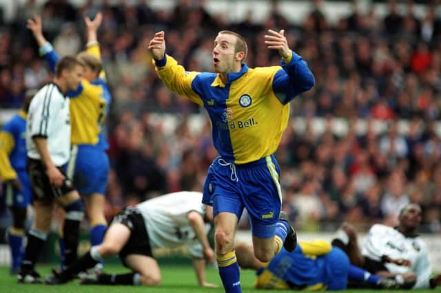 Enjoy these photo memories from Leeds United's 5-0 demolition of Derby County at Pride Park in March 1998. PIC: Mark Bickerdike