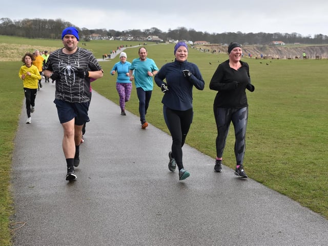All smiles at the Sewerby parkrun