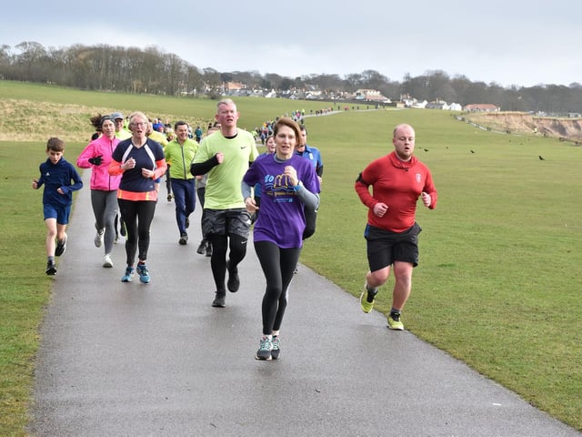 This group tackle Sewerby parkrun