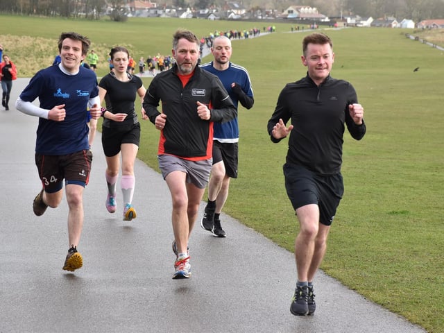 The early stages of the Sewerby parkrun