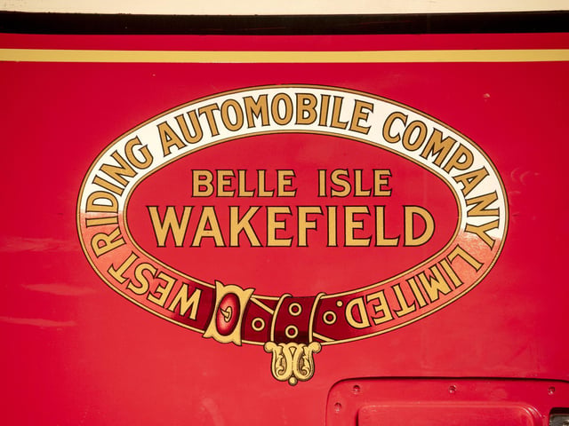 Signage for the West Riding Automobile Company Limited painted on a 1963 Guy Wulfrunian with its unusual configuration of the engine mounted by the drive
