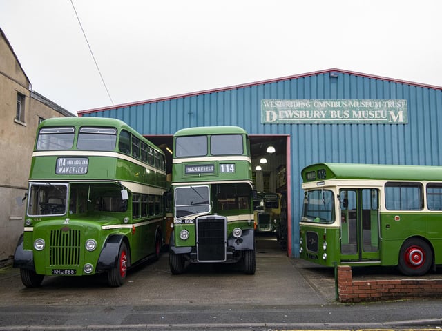 Dewsbury Bus Museum in Ravensthorpe