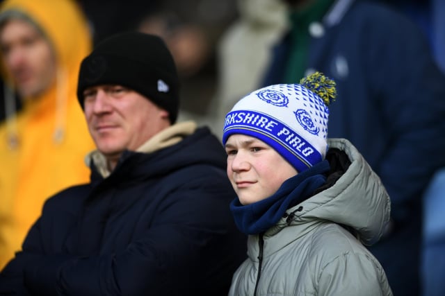 A fan wears a Yorkshire Pirlo hat. The support is looking forward to the return of Kalvin Phillips.