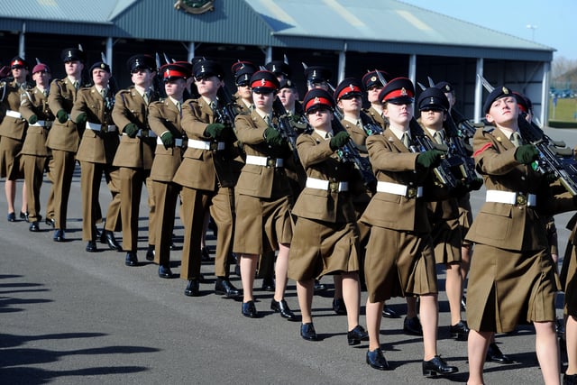 Date:28th February 2012.
Army Foundation College, Harrogate, Intake 30 Graduation Parade. Pictured Junior soldiers taking part in their graduation parade.
