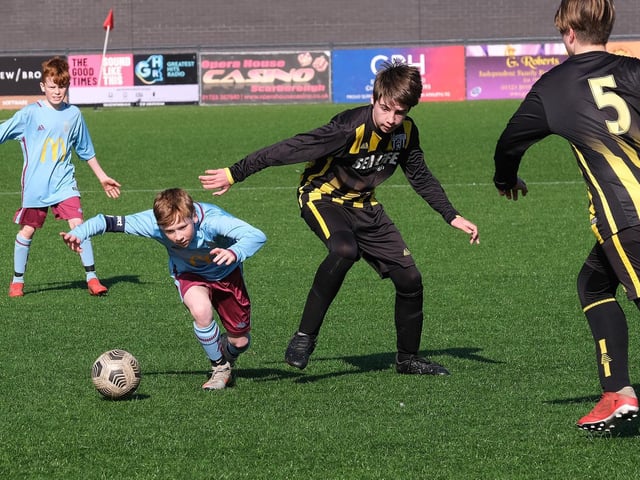 Cayton Under-13s 9 Scalby Under-13s 1 in the Scarborough & District Minor League