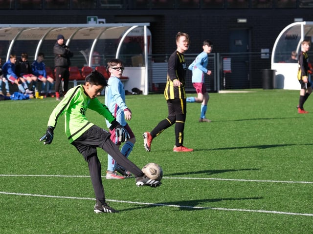 Cayton Under-13s 9 Scalby Under-13s 1 in the Scarborough & District Minor League