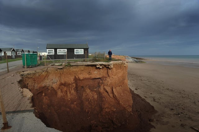 Coastal erosion at Withernsea - pictured here in 2019 - is placing property - including homes - and lives at risk as the damage relentlessly progresses inland.
Picture by Simon Hulme