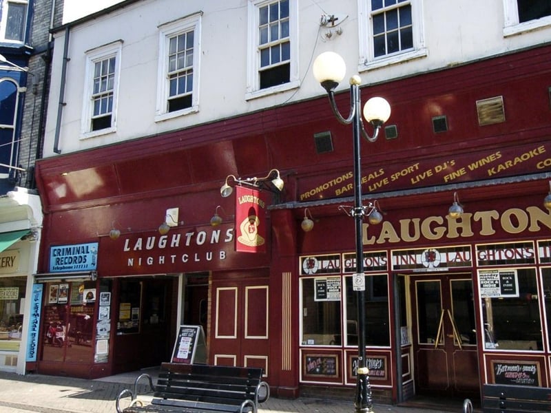 Laughton's, which opened on Huntriss Row in 1985, called itself 'Scarborough’s most fashionable night-club and lounge bar'. Planet 2000 would later occupy the top floor.