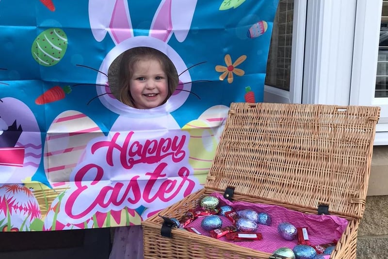 Children on the Valour Park estate in Burnley enjoyed an Easter egg hunt