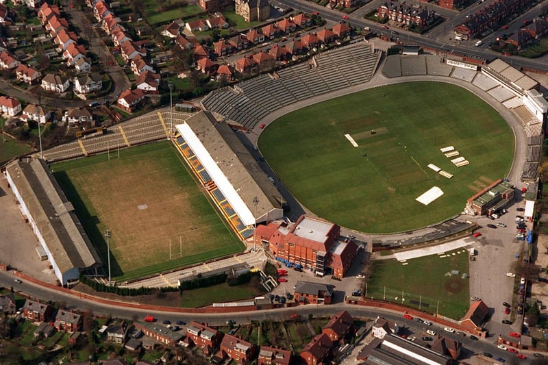 Headingley cricket and rugby ground.