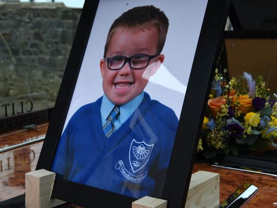 George Spencer, the four-year-old twin boy who died suddenly on Friday March 19th