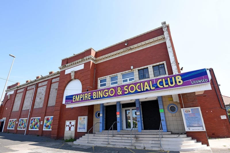 The bingo hall last year