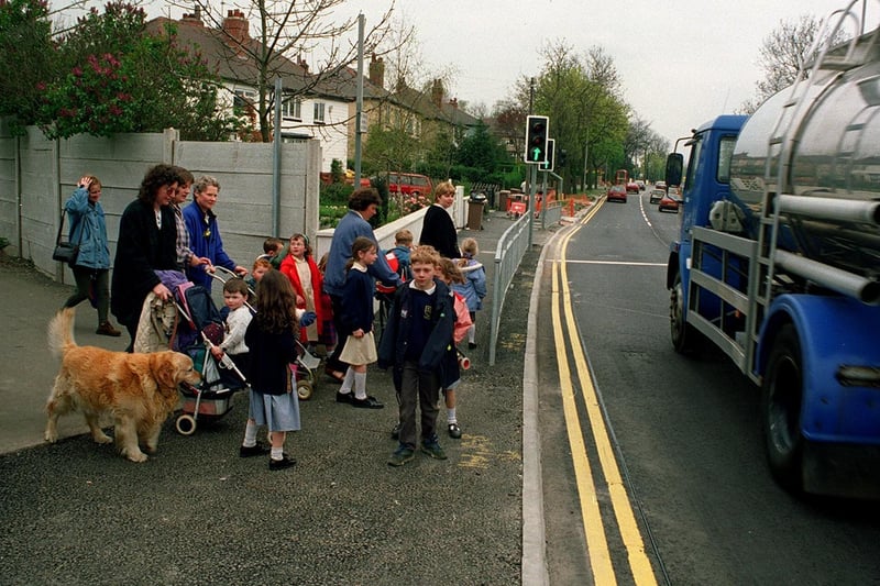 The busy junction of Stainbeck Road and Scott Hall Road were causing concern for parents.