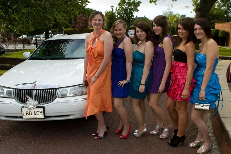 Carr Hill sixth form Prom night at Barton Grange
Dawn Mitchell, Emma S'Ari, Hannah Denby, Michelle Hook, Amy Forsyth and Leanne Smith