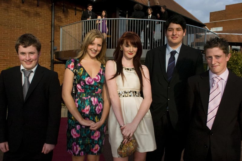 Carr Hill sixth form Prom night at Barton Grange
Tom Waite, Hannah Kynaston, Catriona Edwards, Walter Taylor and Liam Mullen