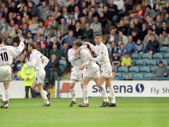 Enjoy these photo memories of Leeds United's 3-0 win against Sheffield Wednesday at Hillsbrough in April 2000. PIC: Getty