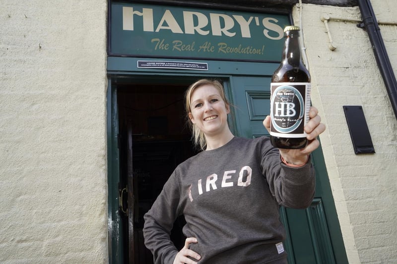 Rebecca Cattley is looking forward to welcoming customers back to Harry's Bar, off Westgate in Wakefield