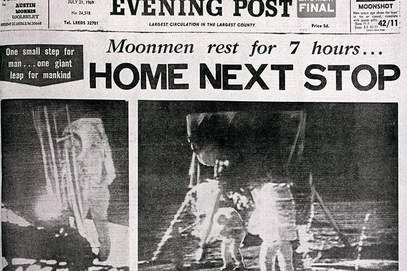 The moon landing on July 21, 1969.
