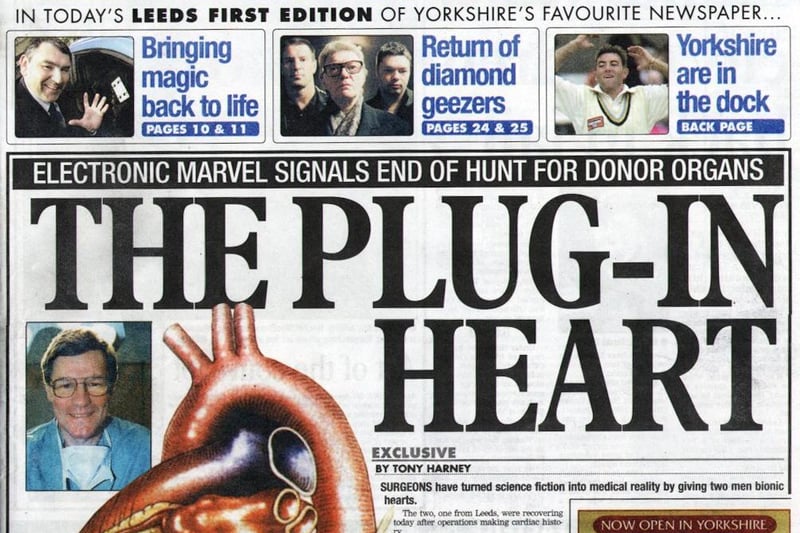 September 2000 and this 'Plug-in Heart' exclusive was followed up by media across the world.