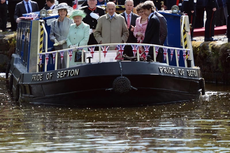 On board the Pride of Sefton, 2012