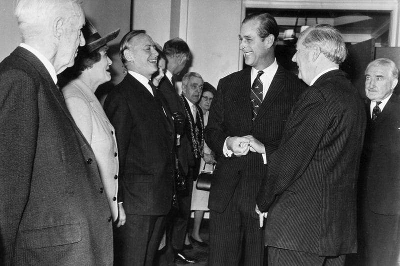 Prince Philip, Duke of Edinburgh, was the guest of honour at a Yorkshire Post Literary Lunch in 1969.