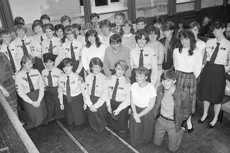 1983: Teenagers from South Ribble got together to celebrate their recent success in the Duke of Edinburgh award scheme. Thirty-six 15 to 18 year-olds were rewarded with bronze and silver badges for their achievements. The presentation ceremony was attended by members of the Leyland St Andrew's Campaigners, Balshaws High School, Leyland and individuals from all over the district