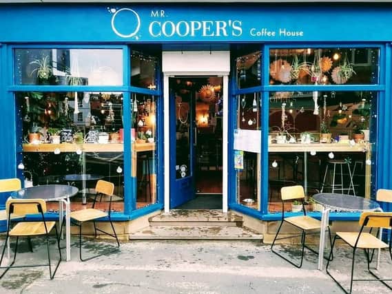 Mr Cooper’s Coffee House is reopening on Friday April 16
Then from 9am-4pm every day for takeaway and outside seating.